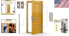Load image into Gallery viewer, DIY Door Armor MAX Security System for Jambs &amp; Hinges - 30-Minute Installation