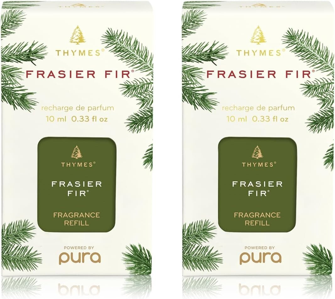 Pack of 2 Frasier Fir Pura Smart Diffuser Refills - 350 Hours of Luxury Aroma