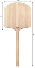 Load image into Gallery viewer, Restaurant-Grade 18" Wooden Pizza Peel with 24" Handle - Sturdy and Lightweight