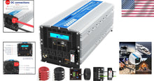 Load image into Gallery viewer, Versatile 5000W Power Inverter with 4 Outlets for Off-Grid Living - Silver