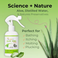 Load image into Gallery viewer, Natural Aloe Vera Bird Spray 2-Pack – Safe, Odor-Free Mist for Healthy Feathers