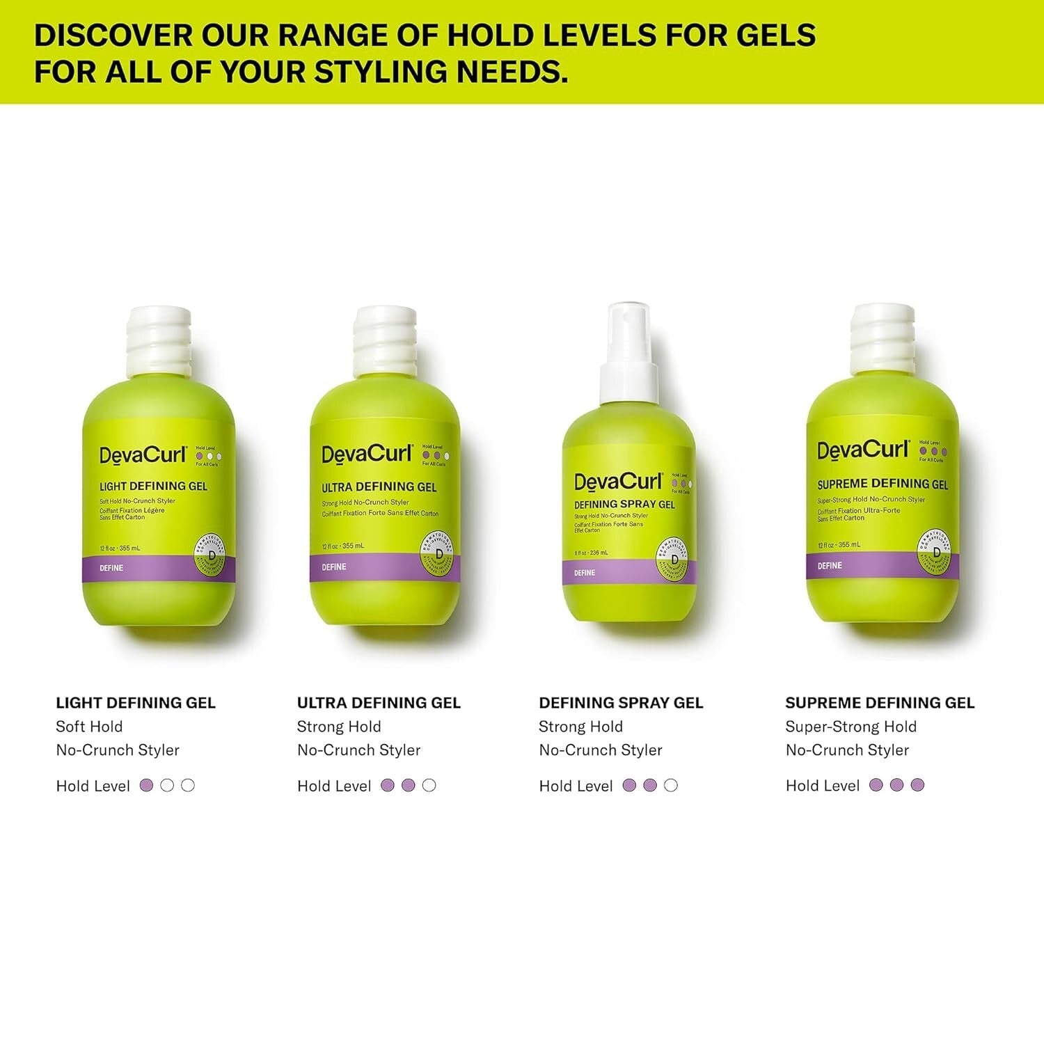 Frizz Control Light Defining Hair Gel - Soft Hold & Bright Breeze Scent | 946ml