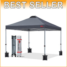 Load image into Gallery viewer, Portable 8x8 Outdoor Canopy Tent with Roller Bag - Ideal for Festivals &amp; Camping