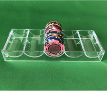 Load image into Gallery viewer, Compact Poker Chip Holder - 1000 Capacity with 10 Racks, No Assembly Needed