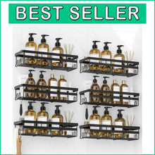 Load image into Gallery viewer, Multi-Purpose 6-Pack Shower Caddies for Kitchen, Bath &amp; Living Room Organization
