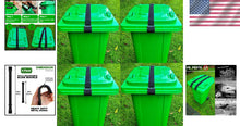 Load image into Gallery viewer, Effective Double Claw Design Trash Can Locks – Universal Fit for 28-96 Gallons