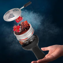 Load image into Gallery viewer, Stylish 2-Hose Hookah Set with Heat Management &amp; Multicolor LED - Easy to Clean