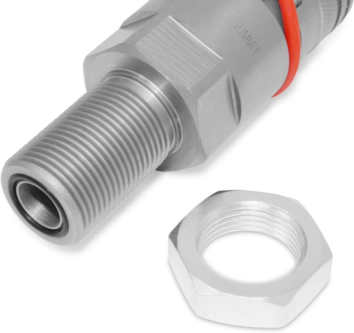 Heavy-Duty Flat Face Hydraulic Quick Connect Coupler - 5/8 ORFS Mount