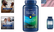 Load image into Gallery viewer, 240 Mini Softgels Triple Strength Fish Oil - 1000mg Omega-3 for Heart &amp; Eyes