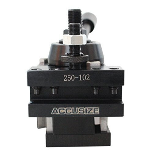 8-Piece Hardened Steel Quick Change Tool Post Set for Versatile Lathe Operations