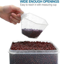 Load image into Gallery viewer, Large Tall Airtight Canisters Set – 10 Plastic Containers for Kitchen &amp; Pantry