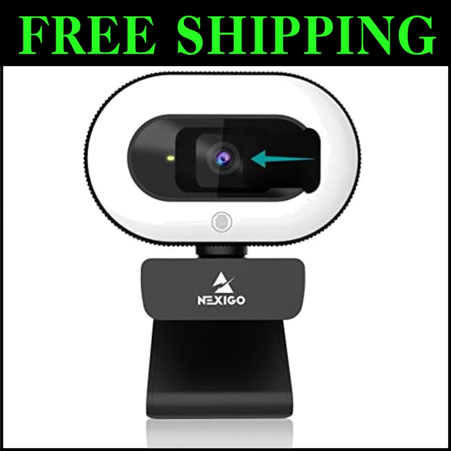 Professional Webcam with Video Capture at 1080P, Automated Focus & Privacy Cover