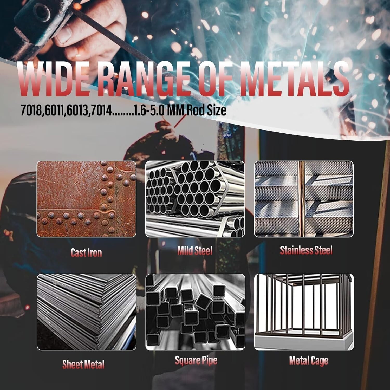 Energy-Efficient Stick Welder for Professionals - 250A, 110/220V Compatibility