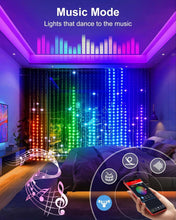Load image into Gallery viewer, Magical RGB Curtain Lights - 540 LEDs, Scenes &amp; Scheduling for Every Occasion