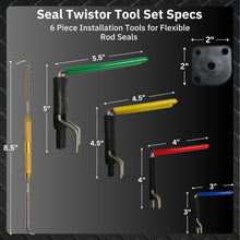 Load image into Gallery viewer, Professional Seal Installation Toolkit - 6-Piece Twistor Tools with Handle Block