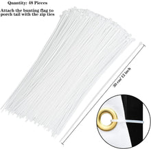 Load image into Gallery viewer, Patriotic Bunting Flags Bundle - Multiple Pieces with Grommets for Quick Setup
