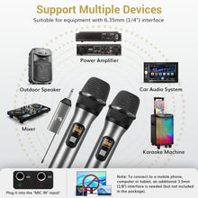 Load image into Gallery viewer, Premium Wireless Microphone Set with 15 Channels for Optimal Audio Experience
