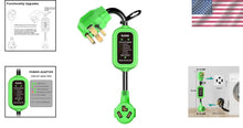 Load image into Gallery viewer, Heavy-Duty 4 to 3 Prong Dryer Adapter - Durable PVC and Copper Construction