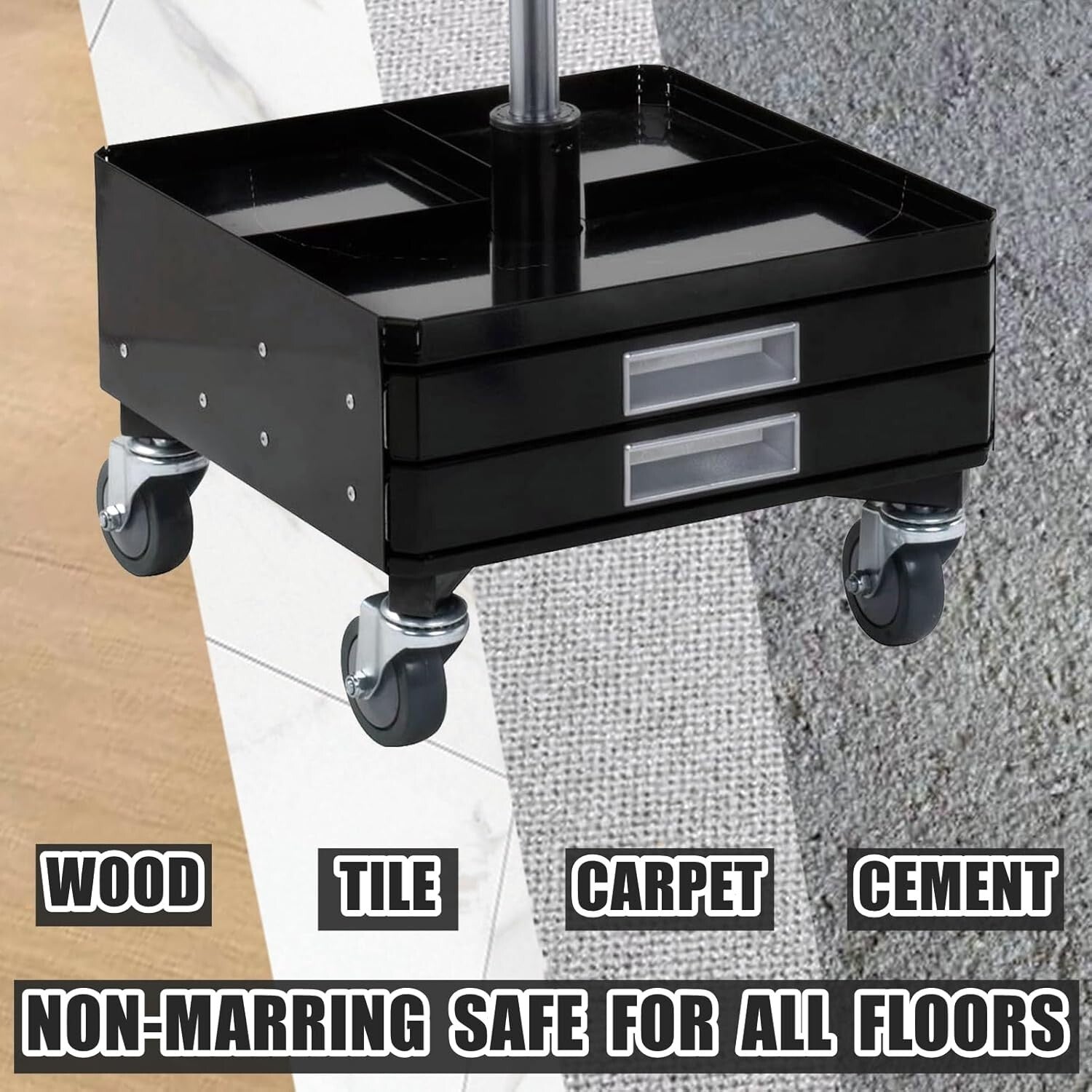 225 lb Load Capacity 5-Inch Swivel Caster Wheels for Versatile Use - 4 Pack