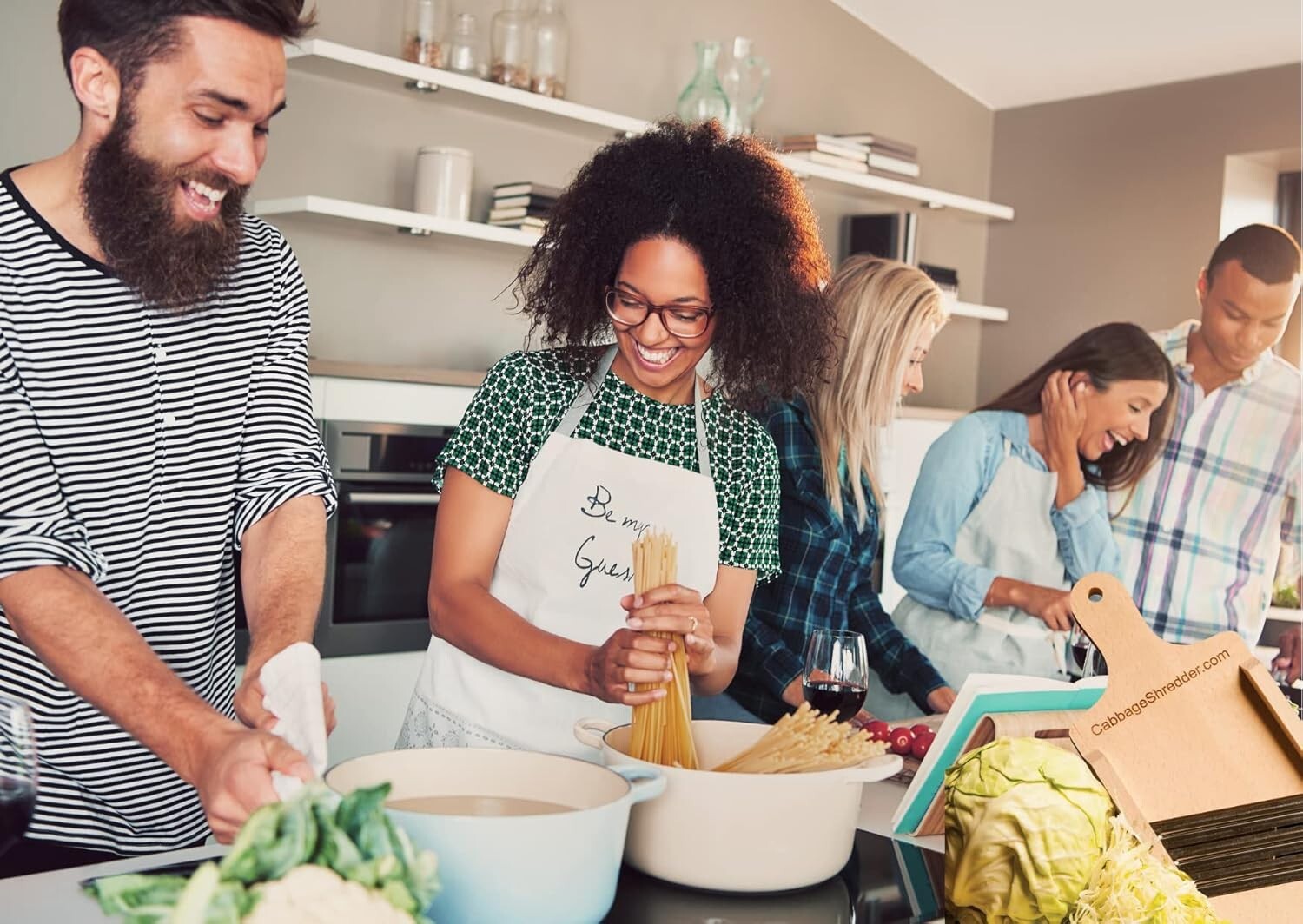 Fast Vegetable Cutting with Three Blades: Wooden Slicer for Healthier Meals