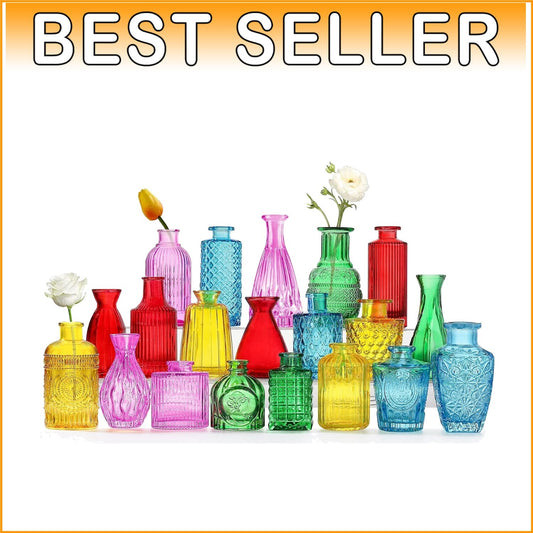Versatile Vintage Glass Vases Collection - Ideal for Rustic Wedding Decor