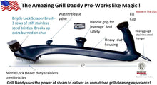 Load image into Gallery viewer, Long Handle Steam Grill Brush - Safe &amp; Effective BBQ Cleaning Solution