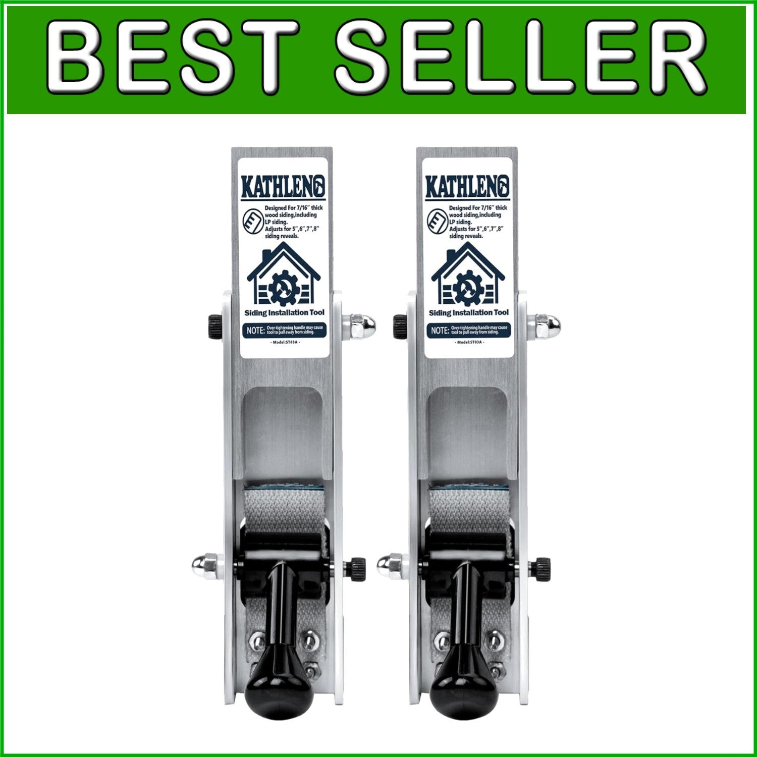 Aluminum Siding Installation Tool Kit for 7/16-Inch Wood/LP Siding - 2 Pack