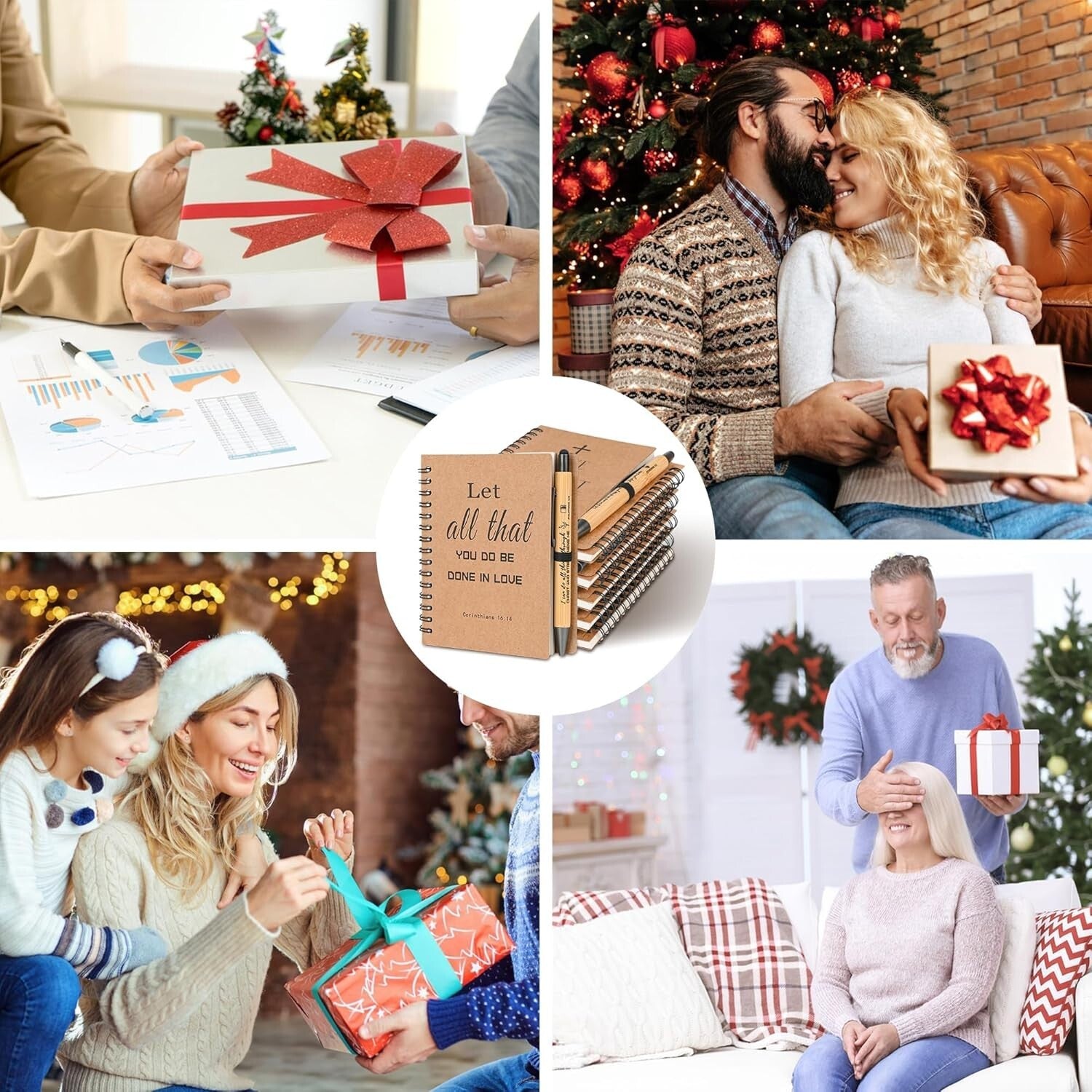 Christian Spiral Journals with Pens - 60 Inspirational Gifts for Every Occasion