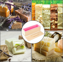 Load image into Gallery viewer, Reusable 42oz Pink Soap Molds Set with Wooden Lids - Ideal for Creative Crafts
