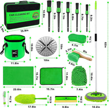 Load image into Gallery viewer, Advanced 17-Piece Car Wash &amp; Detailing Set: Ultimate Cleaning Solution