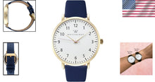 Load image into Gallery viewer, Oversized Nurse Watch with Interchangeable Leather Band - Easy to Read Design