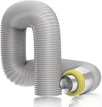 Load image into Gallery viewer, Premium 8 FT Insulated Flexible Duct 6'' - Ideal Noise Reducer for AC Systems