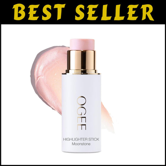 Certified Organic Sculpted Face Stick MOONSTONE - Buildable Glow Highlighter