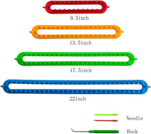 Load image into Gallery viewer, Lightweight Knitting Loom Kit with Spare Pegs and Helpful Videos for Beginners