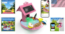 Load image into Gallery viewer, Smart Solar-Powered Bird Feeder with AI Recognition &amp; Built-In Camera – Pink