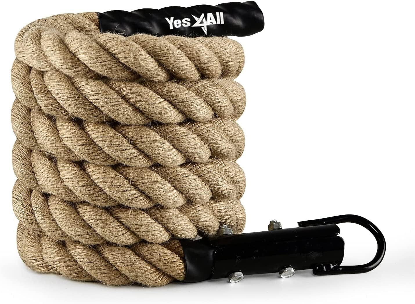 Durable 10FT Sisal Climbing Rope for Agility & Strength Training Exercises