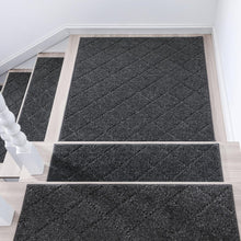 Load image into Gallery viewer, Edging Stair Runners - 30x30 Non-Slip, Water-Resistant for Safe Indoor Steps