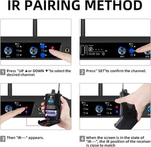 Load image into Gallery viewer, Professional Mono UHF In-Ear Monitor System – 4 Bodypack Receivers Included