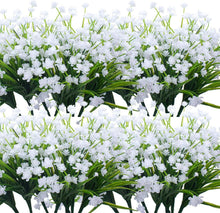 Load image into Gallery viewer, Handmade 20-Bundles of UV Resistant Faux Flowers for Wedding &amp; Garden Decor
