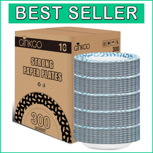 Bulk 10-Inch Disposable Plates - Leak Proof, Microwave Safe for Every Occasion