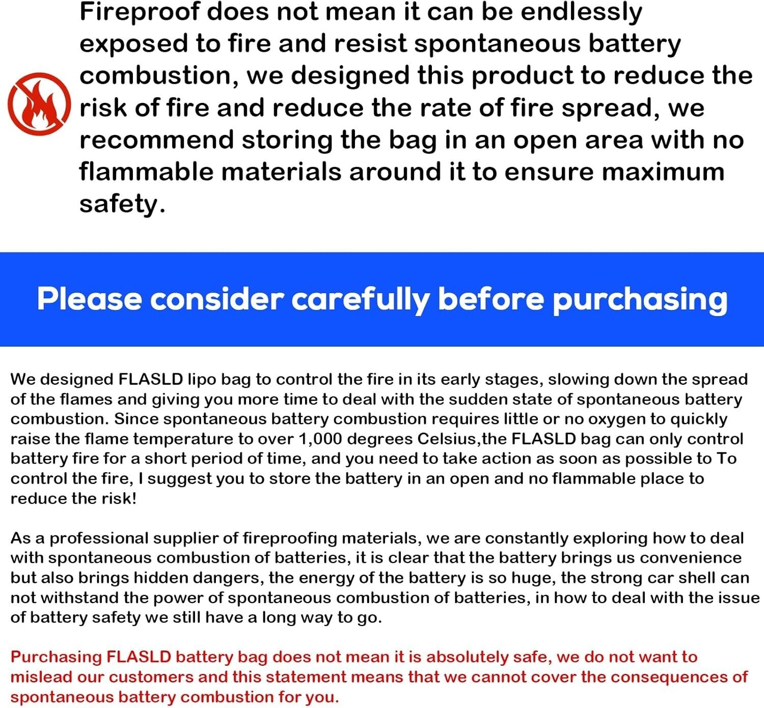 2-Pack Fireproof Lipo Battery Bag for Safely Storing Ebike Accessories - 19.3...