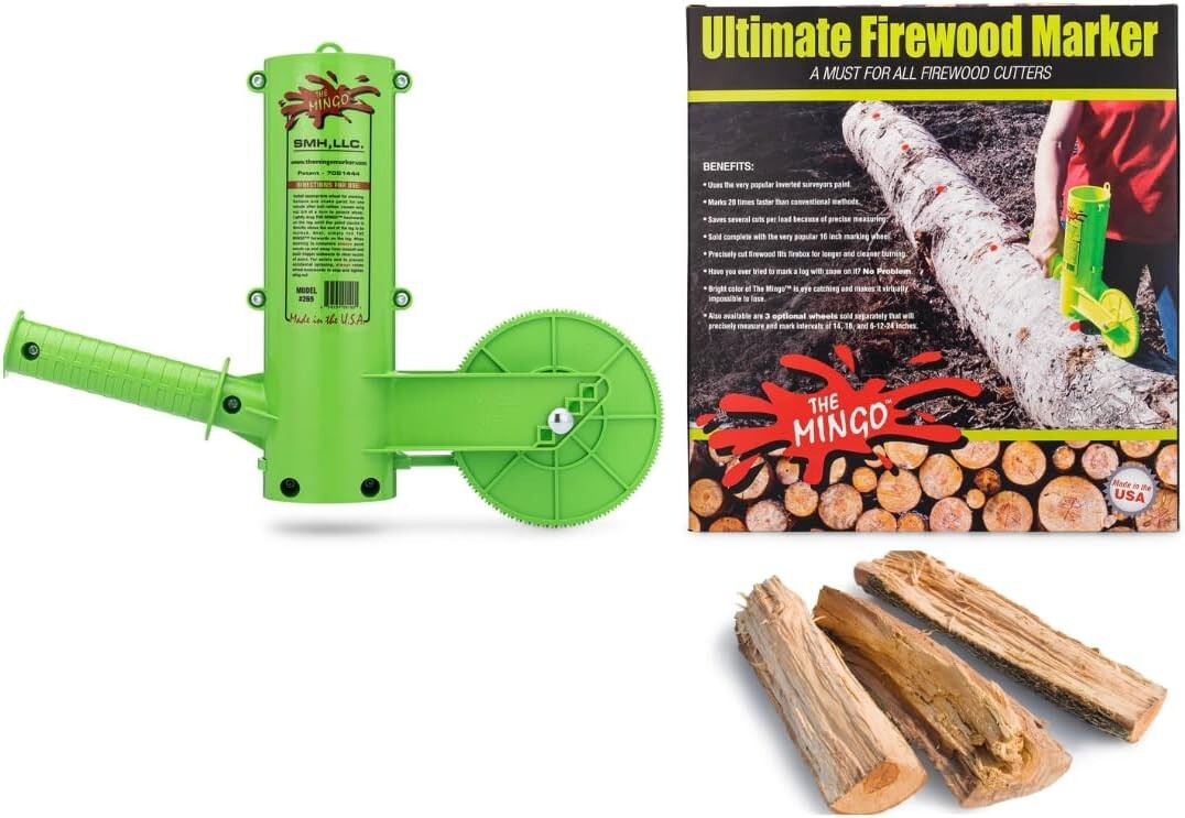 All-Season Firewood Measuring Tool with Special Marking Wheels - Easy & Fast