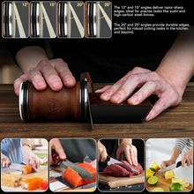 Load image into Gallery viewer, Effortless Kitchen Knife Sharpening Kit with Gift Box - 4 Adjustable Angles