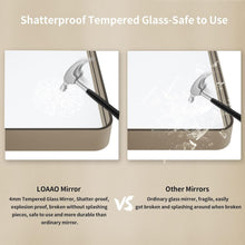 Load image into Gallery viewer, Stylish 30” x 36” Bronze Bathroom Mirror - Modern Design with Easy Installation