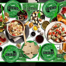 Load image into Gallery viewer, Class of 2025 Graduation Decorations - 357 Pcs Dinnerware, Banner &amp; Tablecloth