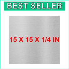 Load image into Gallery viewer, Durable 6061 T651 Aluminum Plate 15 x 15 x 1/4 Inch - Versatile for All Projects