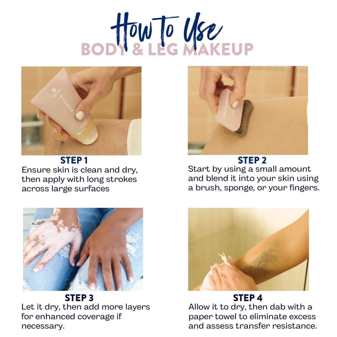 Best Bronze Waterproof Tattoo Cover-Makeup - Full Coverage Body Foundation NC49