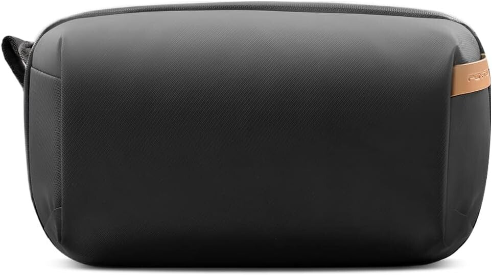 Waterproof Travel Tech Organizer Pouch for Electronics & Accessories - Black