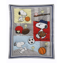 Load image into Gallery viewer, Soft and Stylish Snoopy 3-Piece Bedding Set for Boys’ Crib - Fun Design
