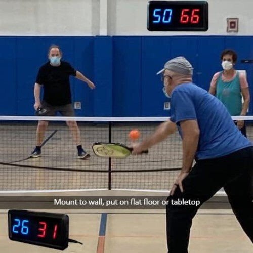 Dimmable LED Scoreboard for Basketball, Ping Pong, Baseball - Remote Control
